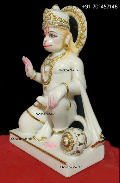 Marble Lord Hanuman Statue