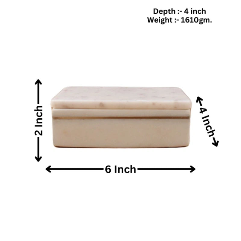 Brass Inlay 6x4x2 inches