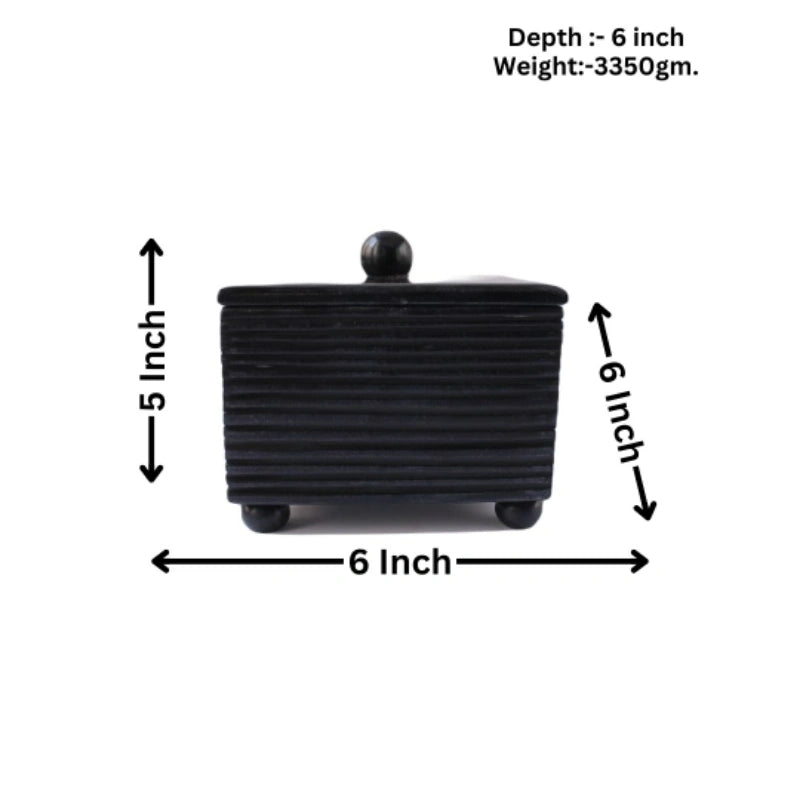 Strip black 6x6x5 inches