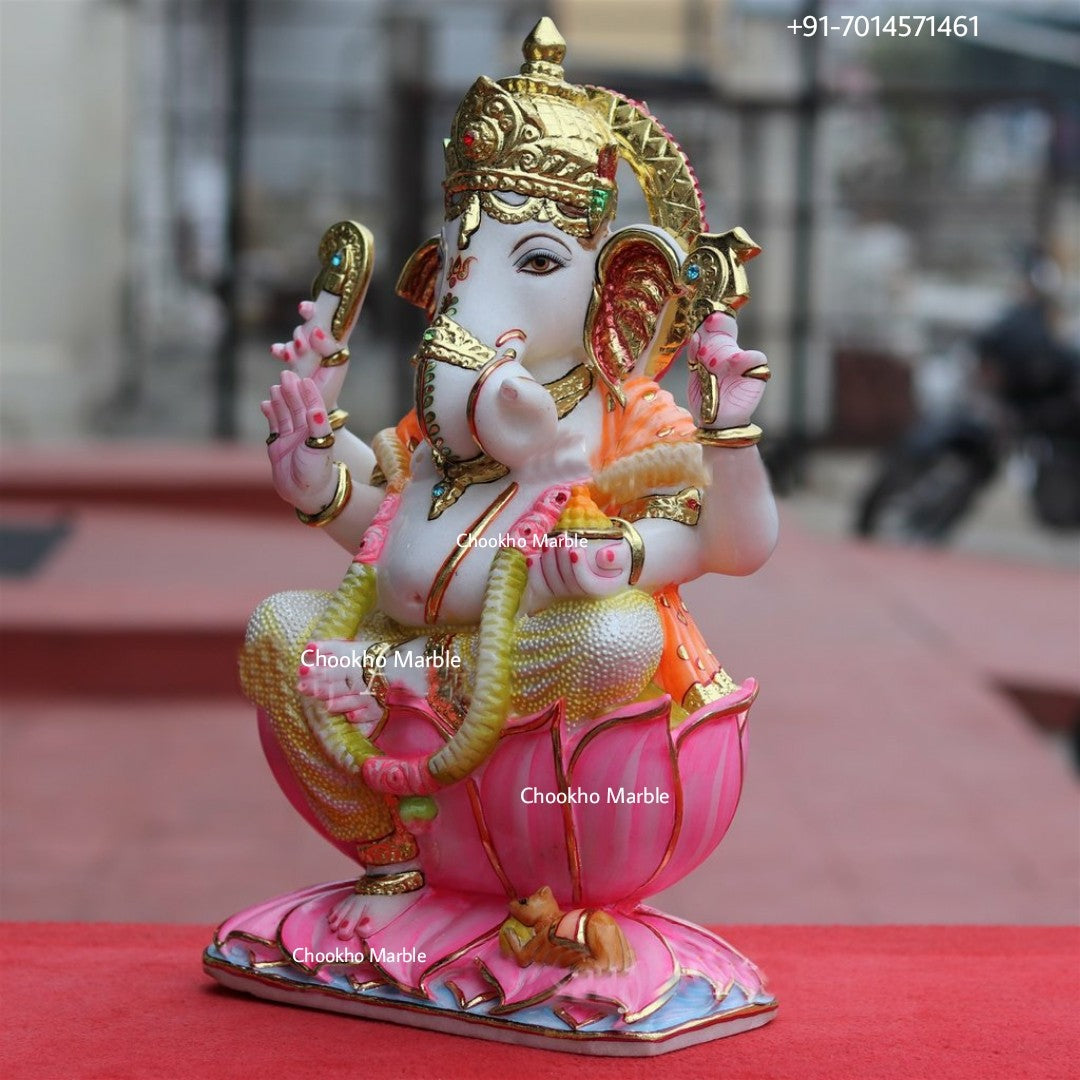 Marble Statue Of Ganesh Ji