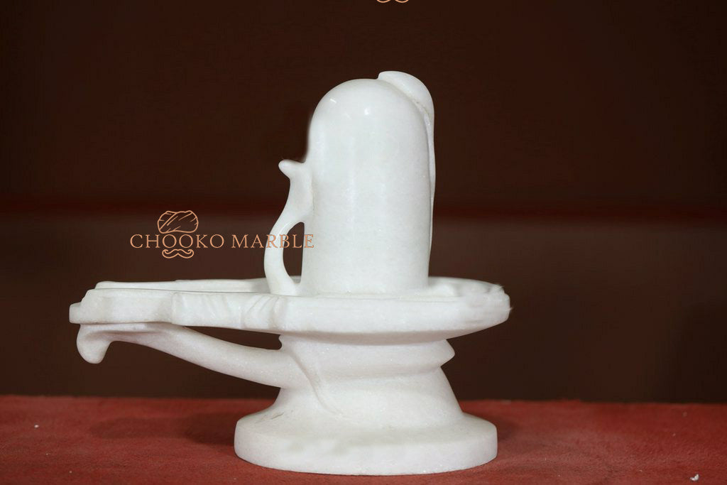 Shivling Marble Statue