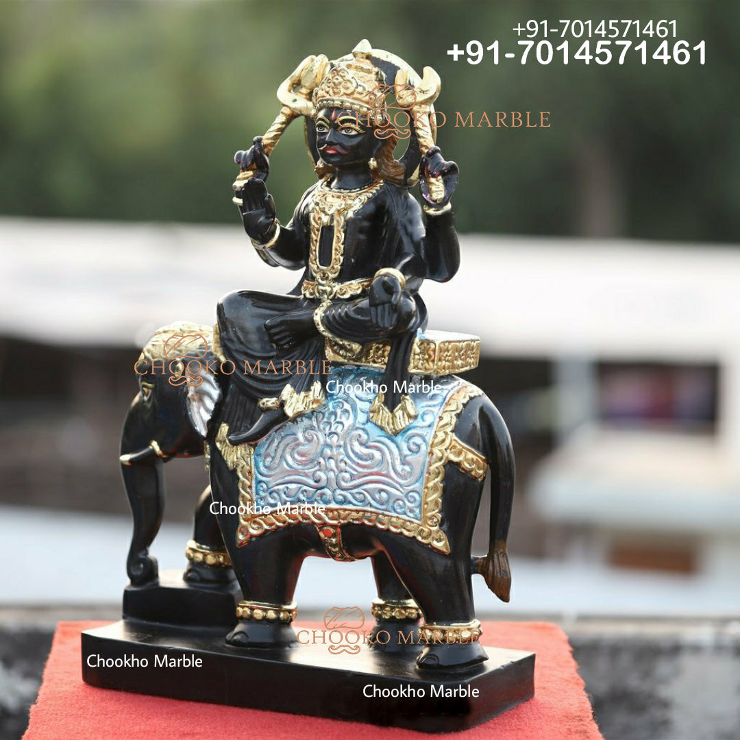 Shani Dev Marble Statue