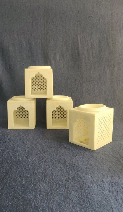 Marble Jali Oil Burner