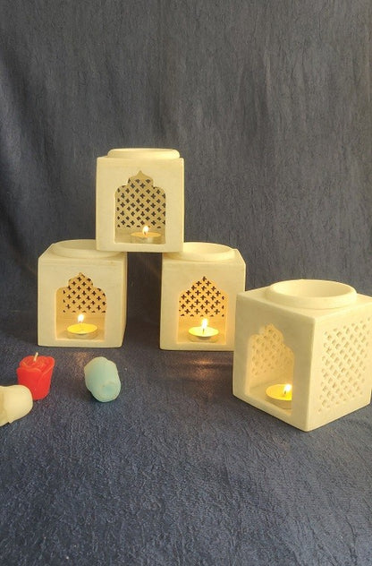 Marble Jali Oil Burner