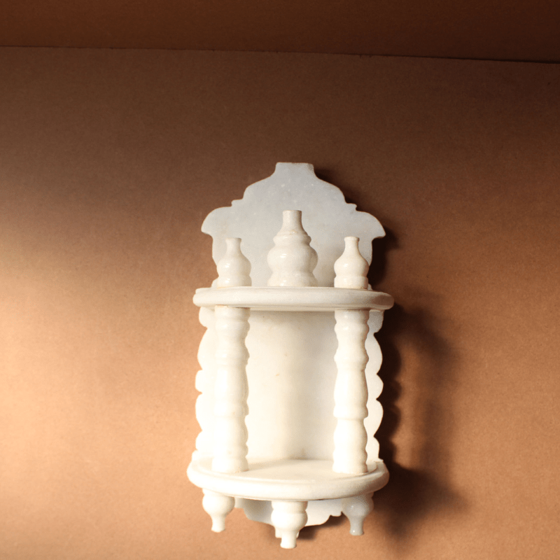 White Marble Home Temple