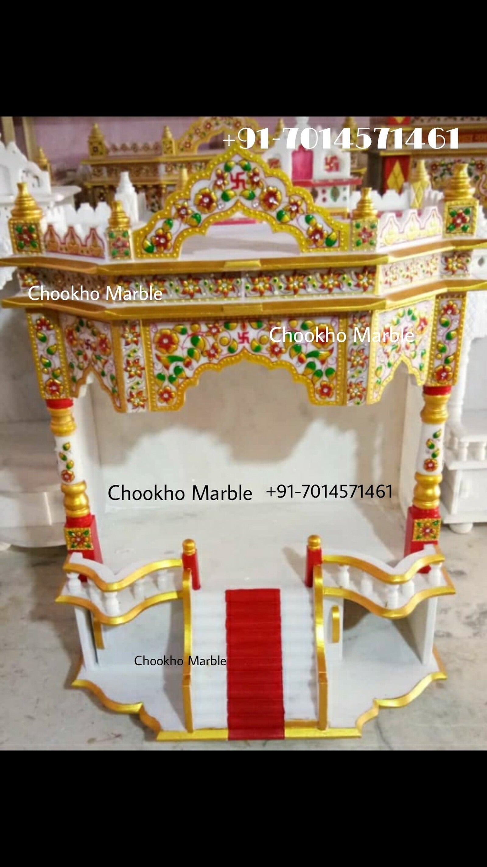 Painted Mable Home Temple