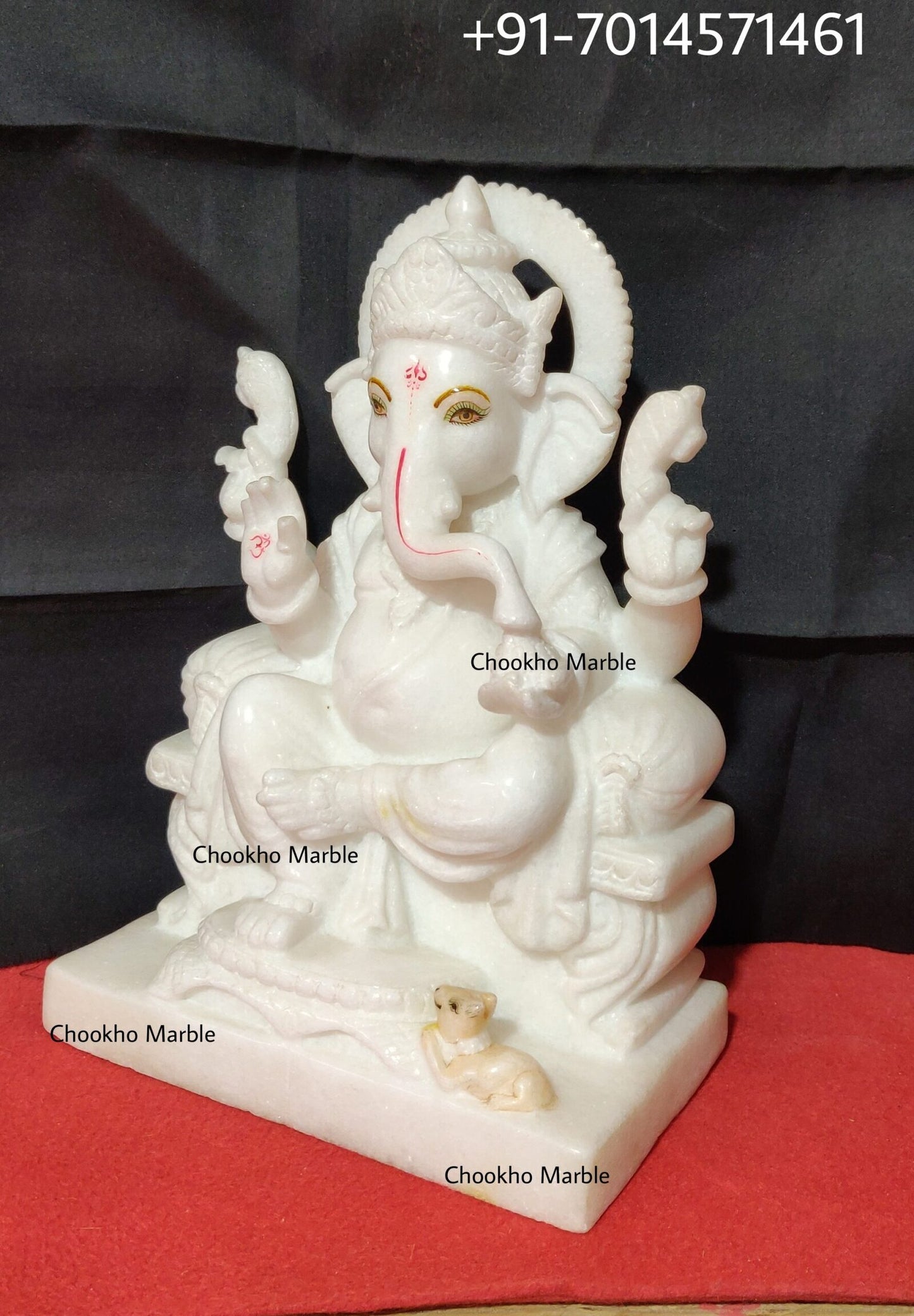 Ganesh Statue In Marble