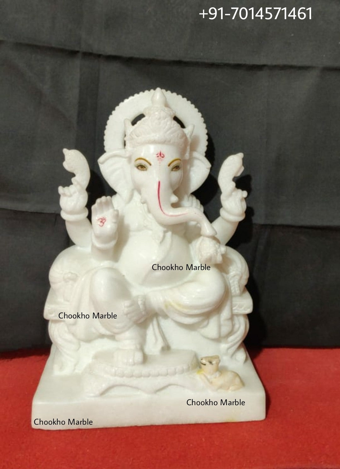 Ganesh Statue In Marble