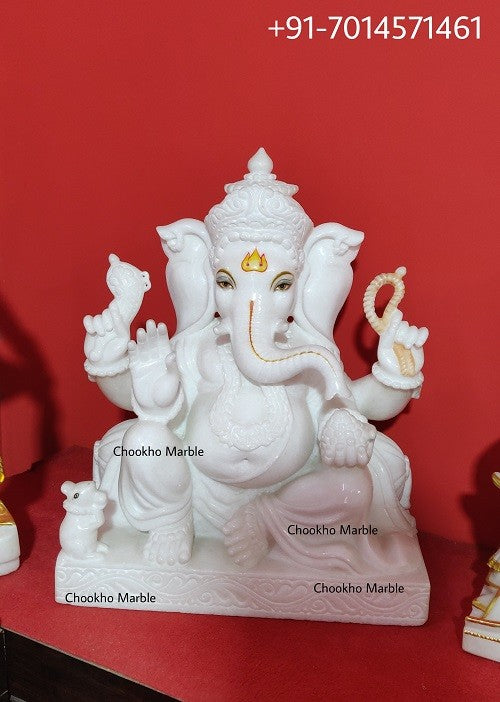 Marble Statue Of Ganesh Ji