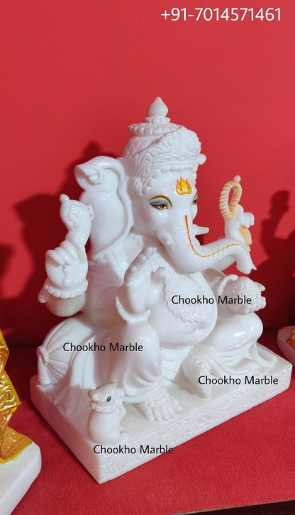 Marble Statue Of Ganesh Ji