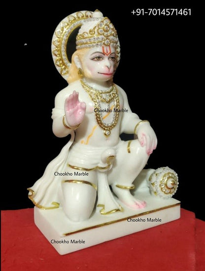 Marble Lord Hanuman Statue