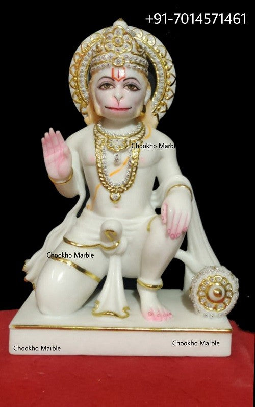 Marble Lord Hanuman Statue
