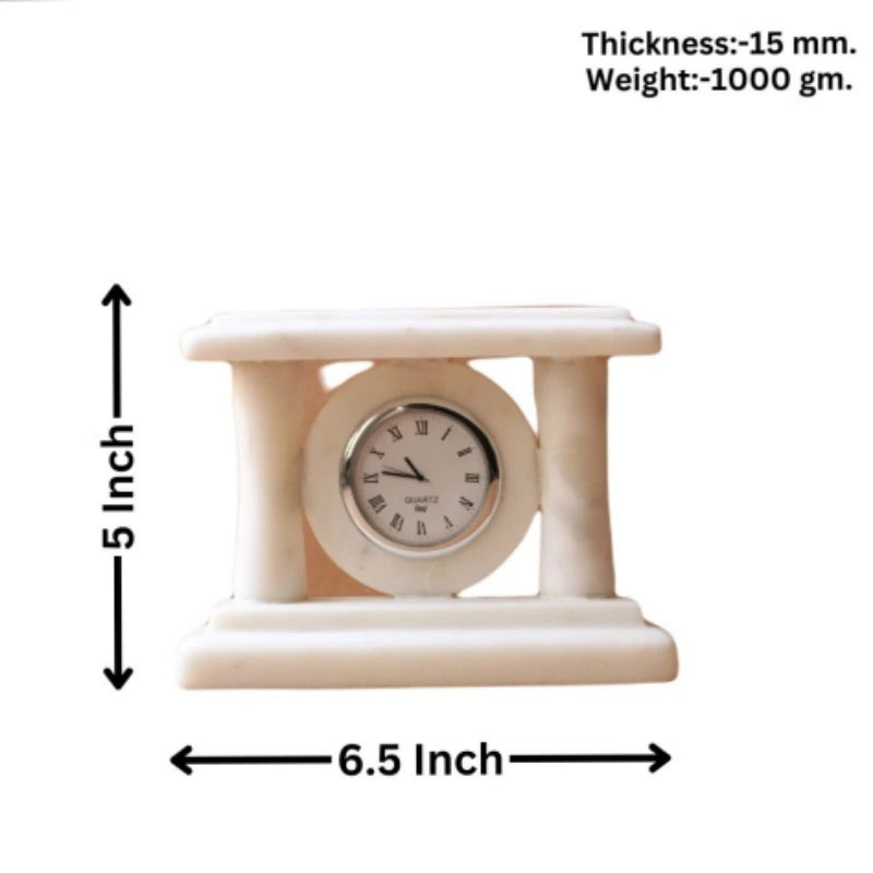 Pillar White 6.5x5 inches