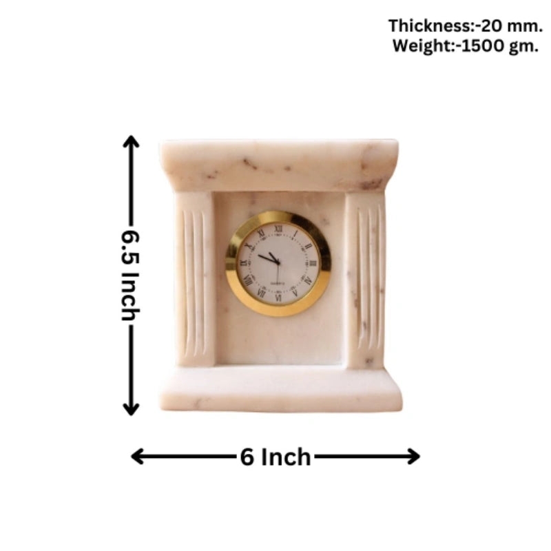 Italian architecture White 6x6.5 inches