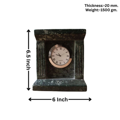 Italian architecture green 6x6.5 inches