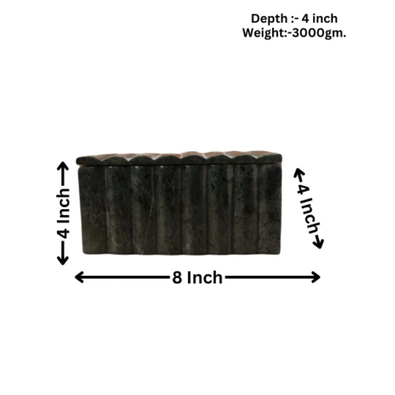 Wavy Green 8x4x4inches