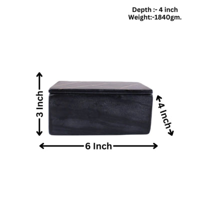 Multi Brass Web Black 6x4x3 inches