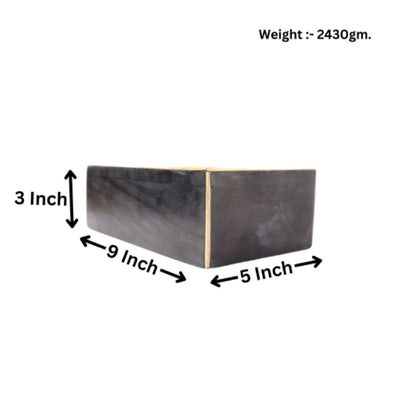 Black Brass 9x5x3 inches