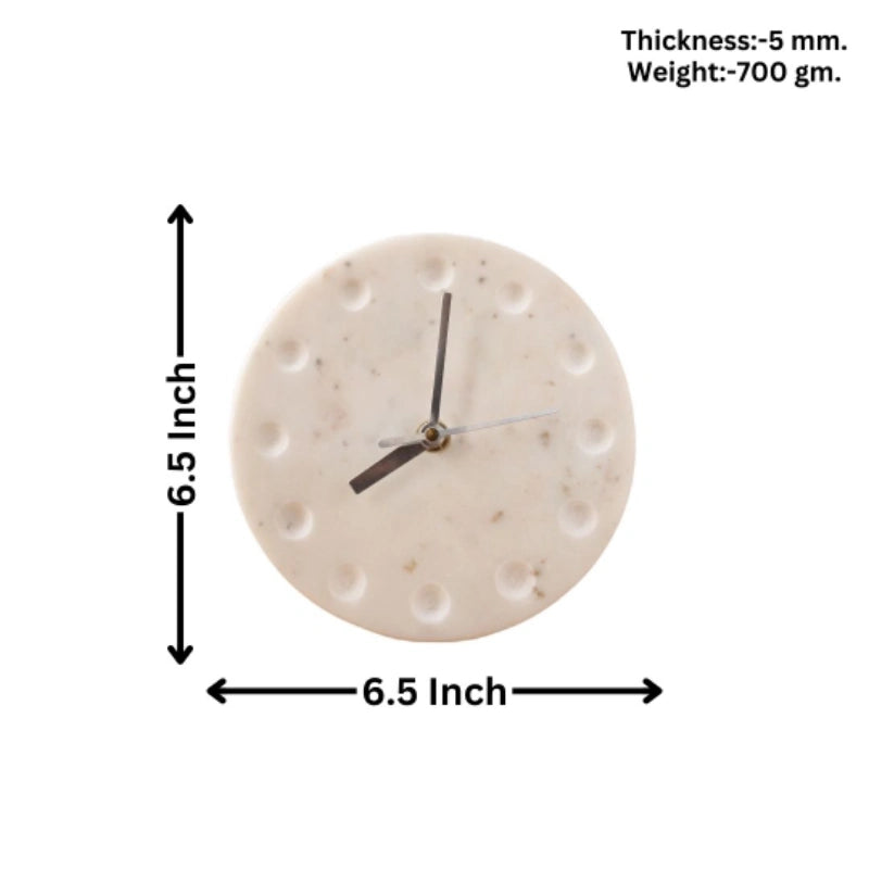 Bubble White 6.5x6.5 inches