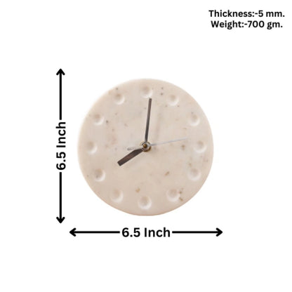 Bubble White 6.5x6.5 inches