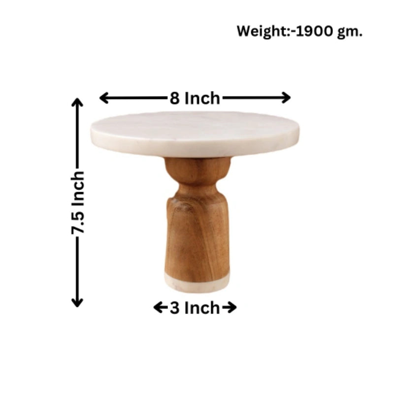 Pillar White cake stand