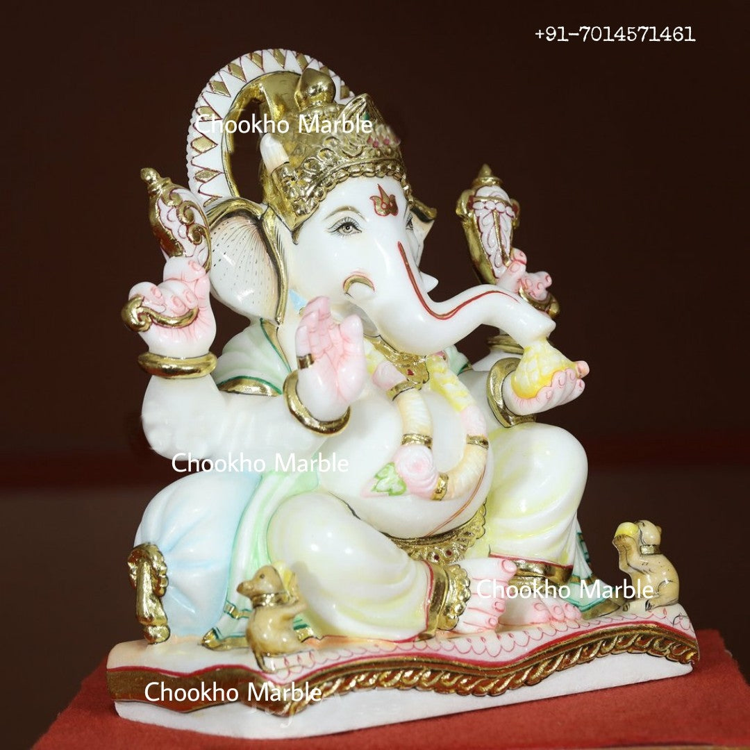 Marble Ganesha Idol Online India 2