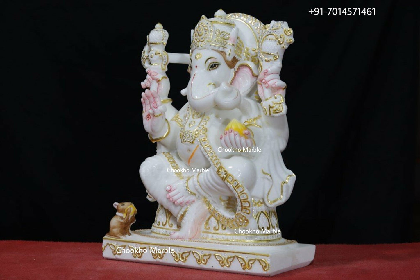 Lord Ganesha Marble Statue