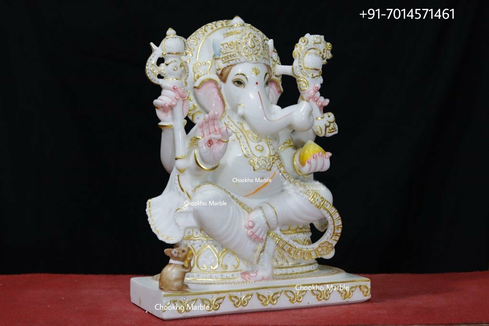 Lord Ganesha Marble Statue