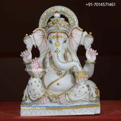Marble Ganesh Statue of Ganesh Ji