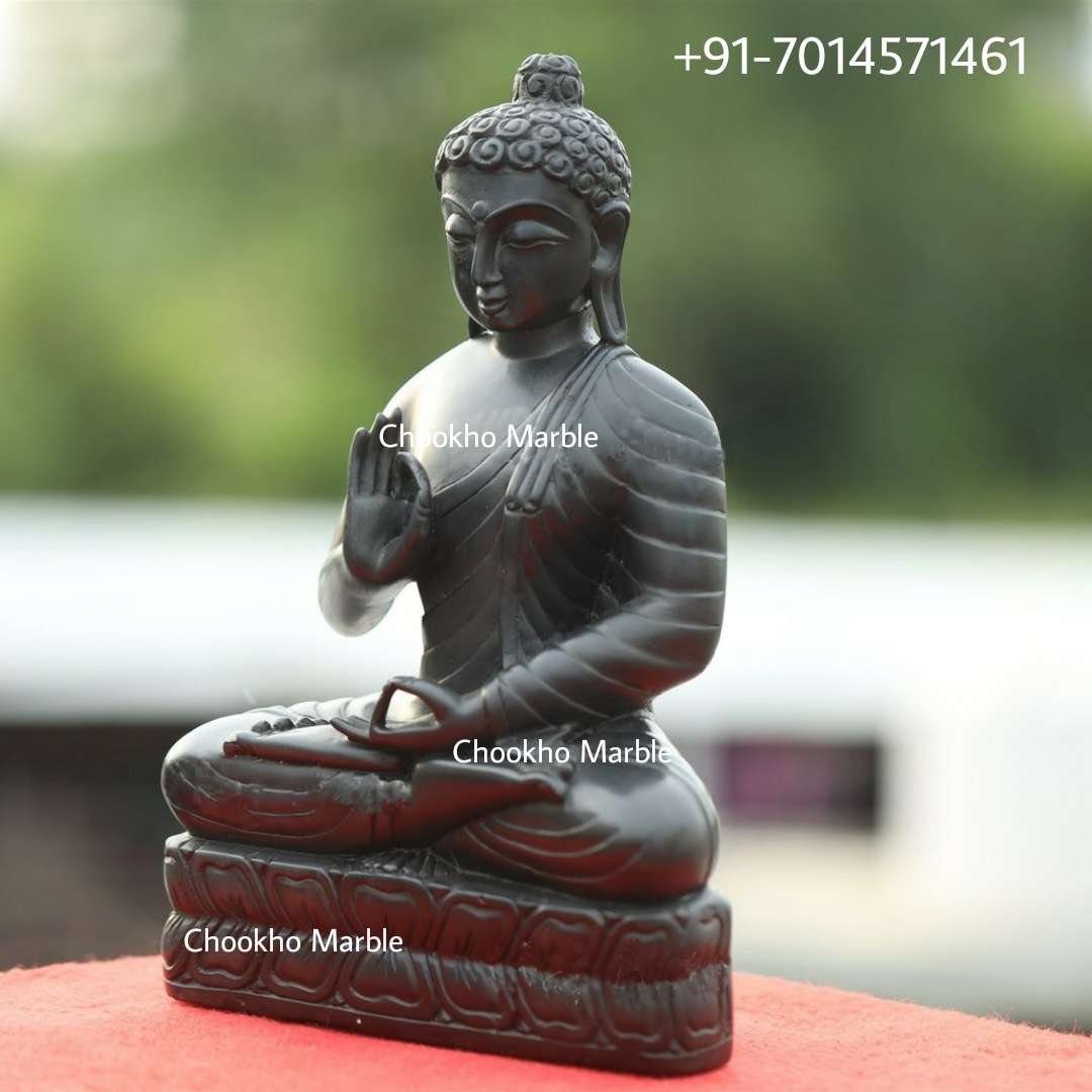 Gautam Buddha Marble Statue
