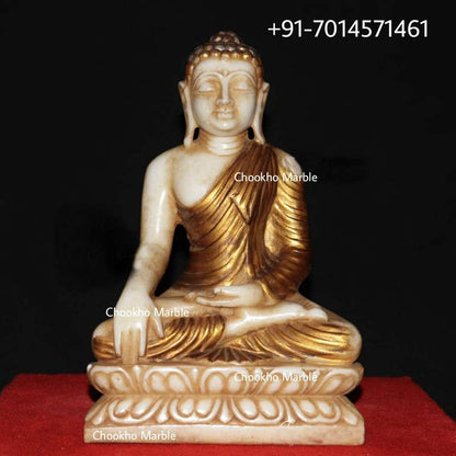 White Marble Buddha Statue