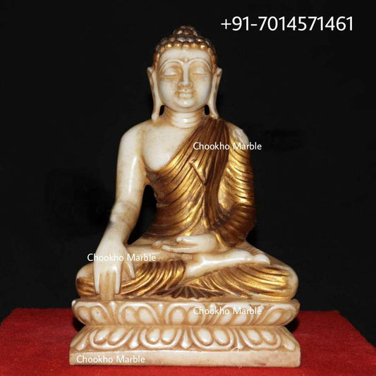 White Marble Buddha Statue