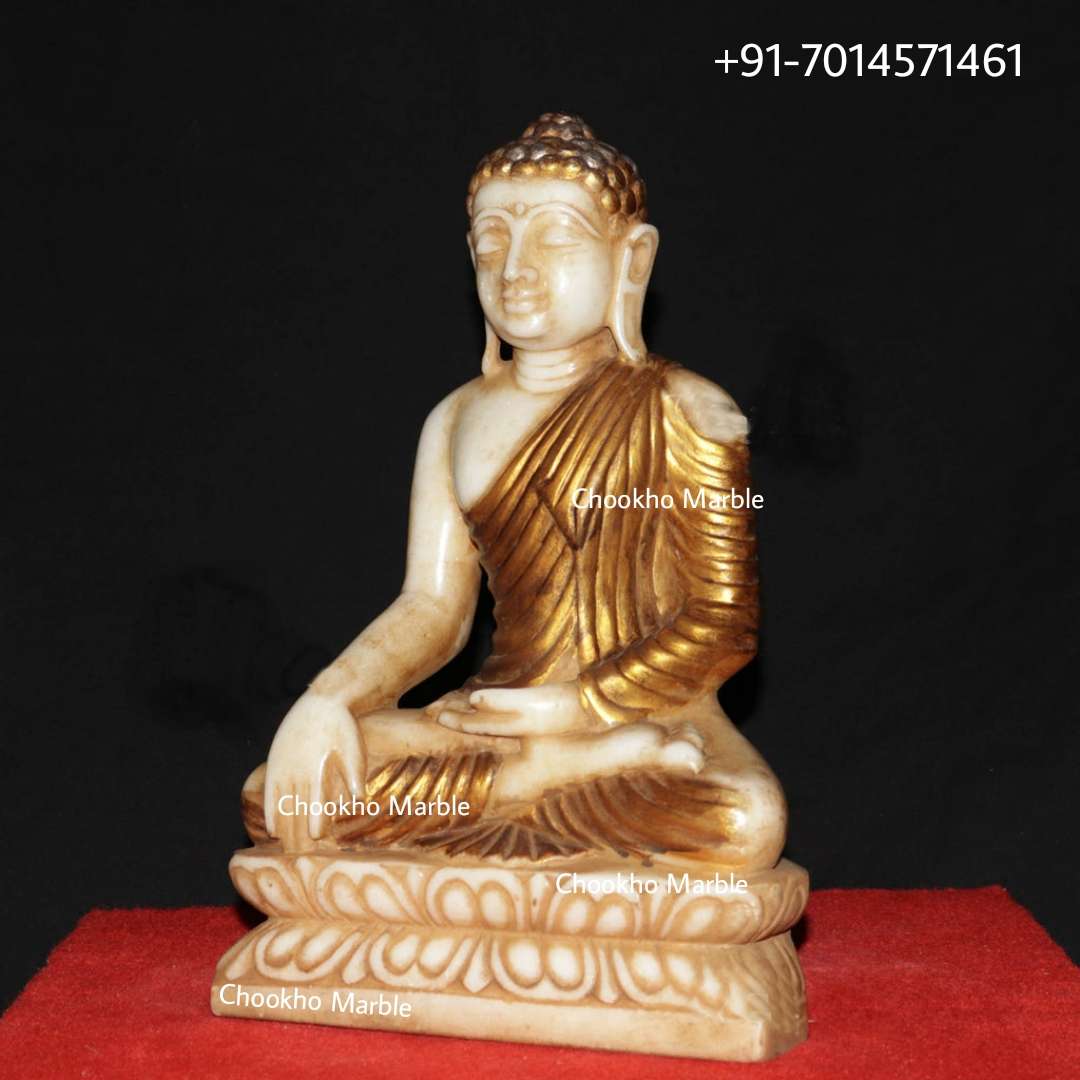 White Marble Buddha Statue
