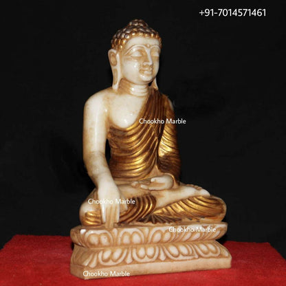 White Marble Buddha Statue