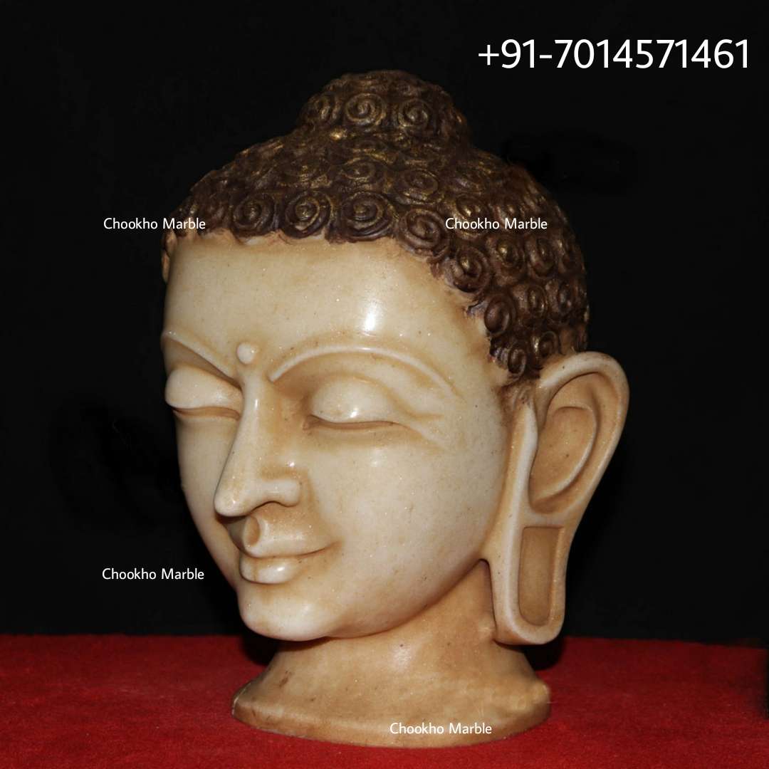 Gautam Buddha Marble Head