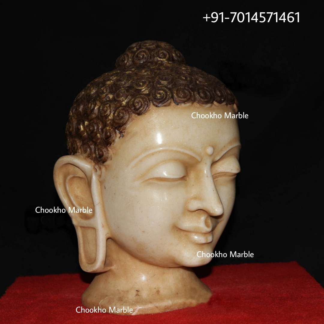 Gautam Buddha Marble Head