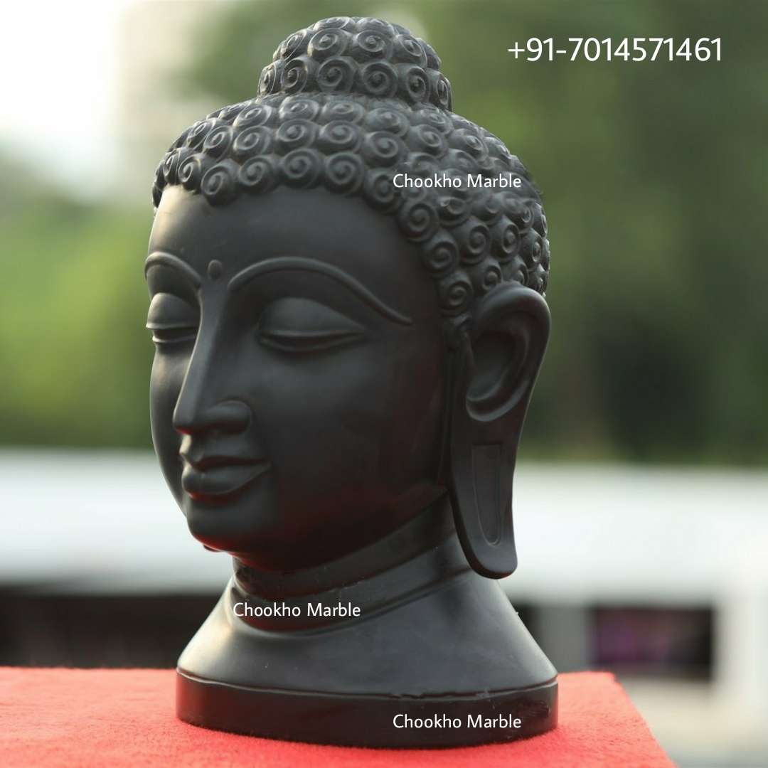 Marble Buddha Head