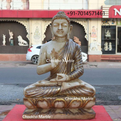 Large Marble Buddha Statue