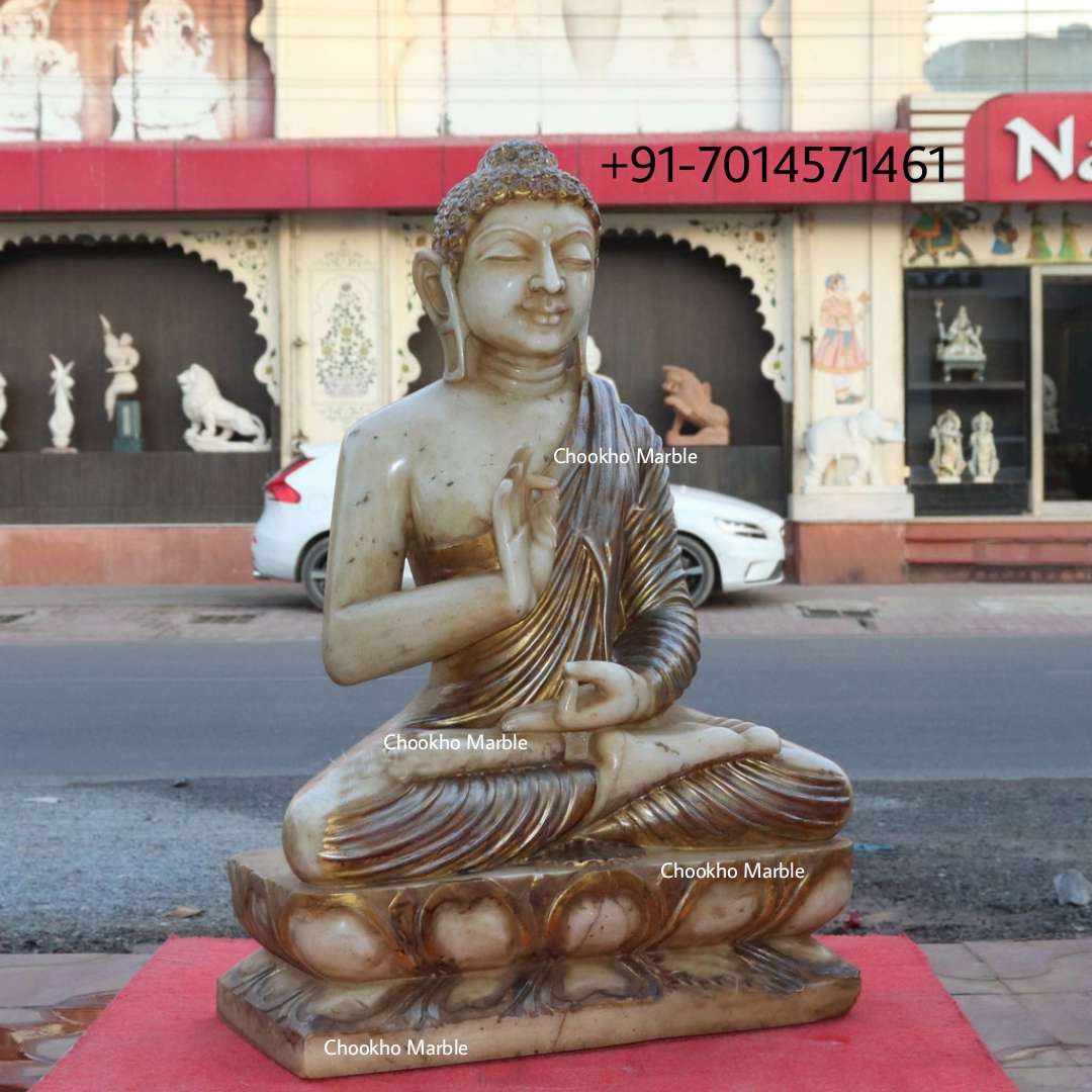 Large Marble Buddha Statue