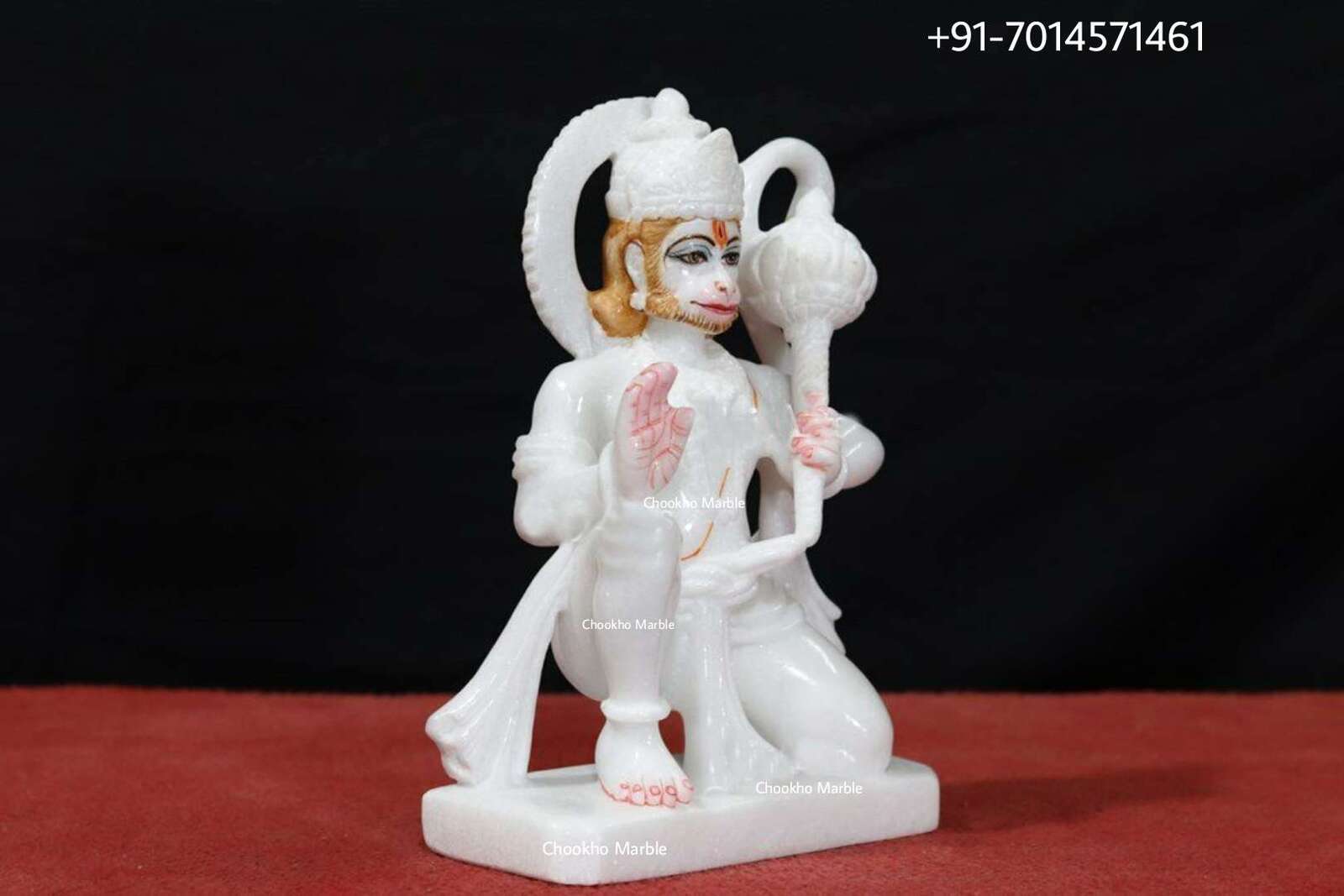 White Marble Hanuman Murti