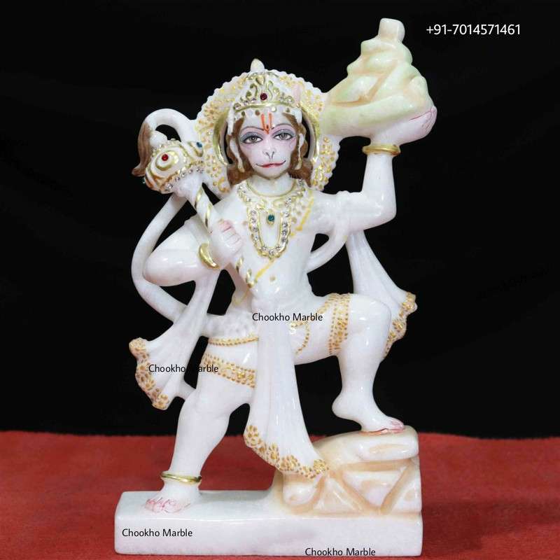 White Hanuman Murti