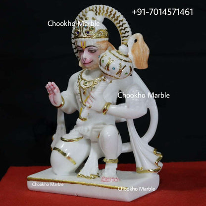 Lord Hanuman Marble Statue