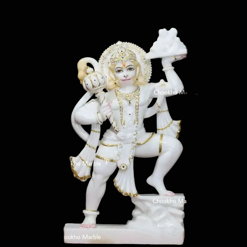 God Marble Hanuman Statue