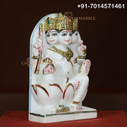 Kartikeya Marble Statue