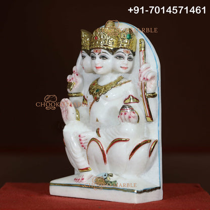 Kartikeya Marble Statue