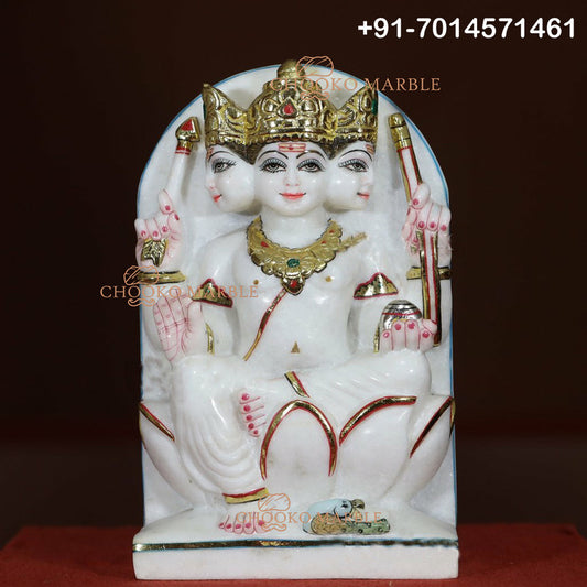 Kartikeya Marble Statue