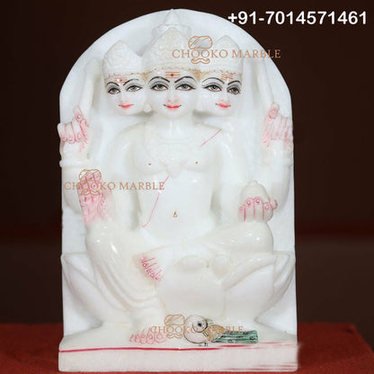 Kartikeya Marble Statue