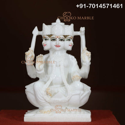 Kartikeya Marble Statue