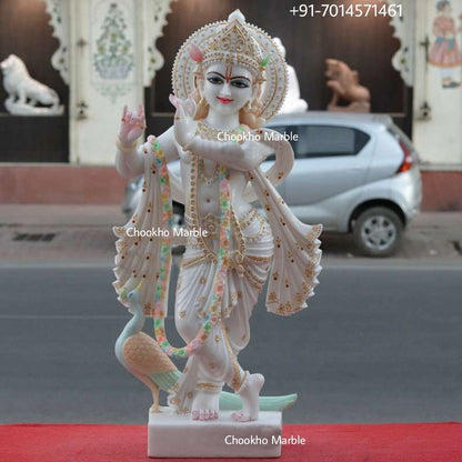 Marble Krishna Statue