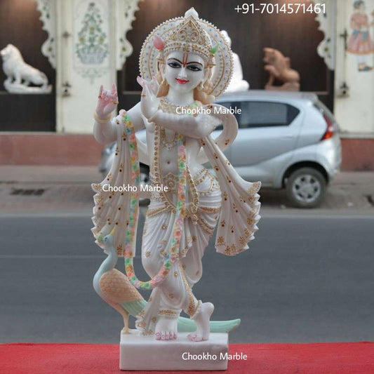Marble Krishna Statue